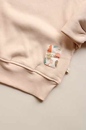 Balıkçı Yaka Oversize Polarlı Sweatshirt 1-5 Yaş