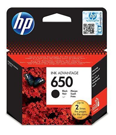 HP 650 Siyah (Black) Kartuş CZ101AE