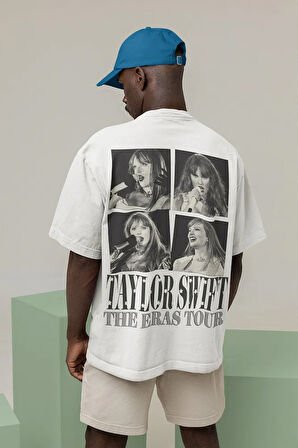 Taylor Swift The Eras Tour Albüm Baskılı Unisex Tişört, Oversize Taylor Tişört