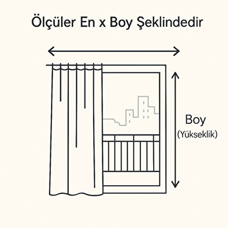 GENCER Home Balkon Perdesi Kuş Gözü Ölçü Seçenekli Gri Sarı