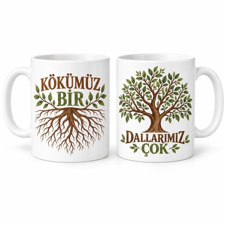 Kök ve Dal 2`li Kupa Seti - MODEL 349