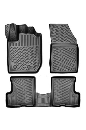 Dacia Duster 2023 Sonrası 4x2 Bagaj Havuzu ve 3D Havuzlu Paspas -HEDİYELİ