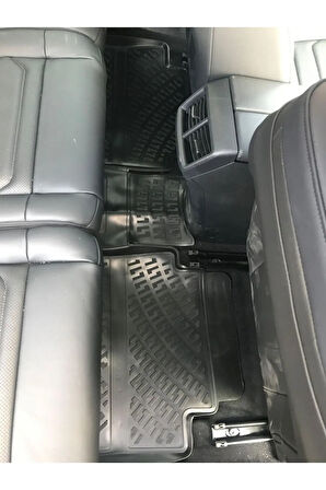 Citröen C5 Aircross 2022 Sonrası (ALT) Bagaj Havuzu ve 3D Havuzlu Paspas -HEDİYELİ