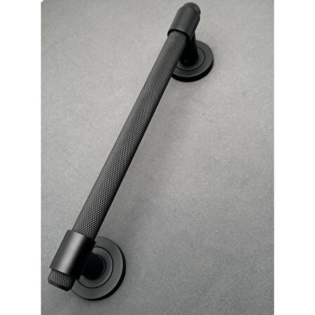 KOLDOOR Zamak Punch Zamak A213 Mat Siyah Çekme Kol Sürgülü Kapı Çekme Kolu 1 Adet