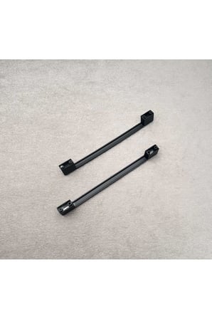 Star Mat Siyah Mutfak Dolap Çekmece Köprü Kulpu 160 Mm 192 Mm (16 Cm - 19,2 Cm) 3 Adet
