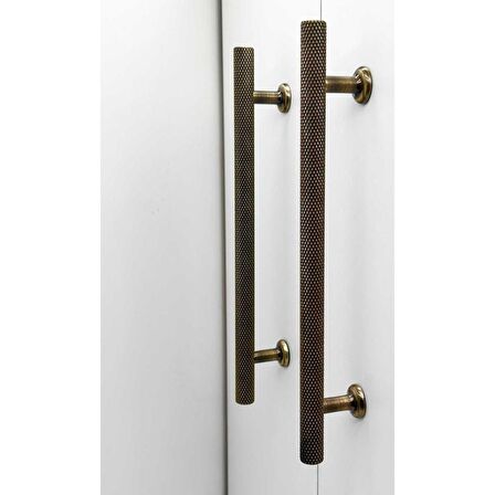 KOLDOOR Dal Mat Antik Sarı Tv Ünitesi Vestiyer Yatak Odası Mutfak Dolap Çekmece Kulpu 96 Mm 5 Adet