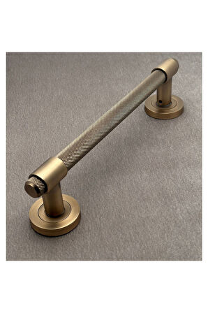 Punch Zamak A213 Mat Antik Sarı Çekme Kol Sürgülü Kapı Çekme Kolu 25 Cm 1 Adet