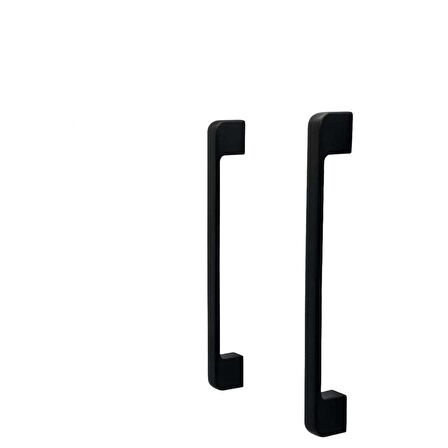 Arel Mat Siyah Tv Ünitesi Vestiyer Yatak Odası Mutfak Dolap Çekmece Kulpu 128 Mm (12,8 Cm) 4 Adet