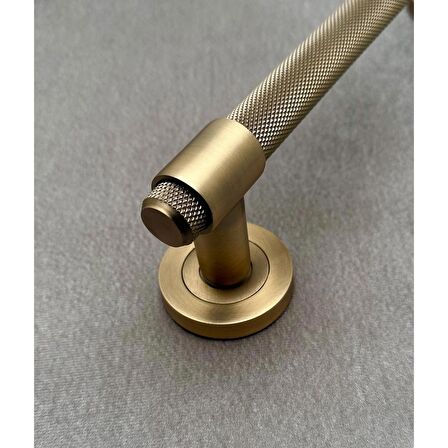 KOLDOOR Punch Zamak A213 Mat Antik Sarı Çekme Kol Sürgülü Kapı Çekme Kolu 40 Cm 1 Adet