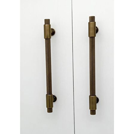 Handles Kulp Mobilya Dolap Mutfak Çekmece Kulpu 158 Mat Antik Sarı 160 Mm ( 16 Cm ) 2 Adet