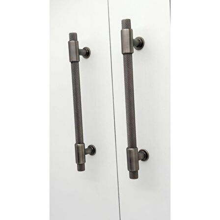 Handles Kulp Mobilya Dolap Mutfak Çekmece Kulpu 158 Mat Skoç Füme 192 Mm ( 19,2 Cm ) 2 Adet