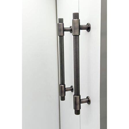 Handles Kulp Mobilya Dolap Mutfak Çekmece Kulpu 158 Mat Skoç Füme 160 Mm (16 Cm) 5 Adet