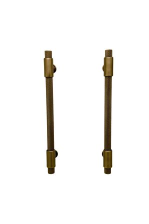 Handles Kulp Mobilya Dolap Mutfak Çekmece Kulpu 158 Mat Antik Sarı 160 Mm ( 16 Cm ) 5 Adet