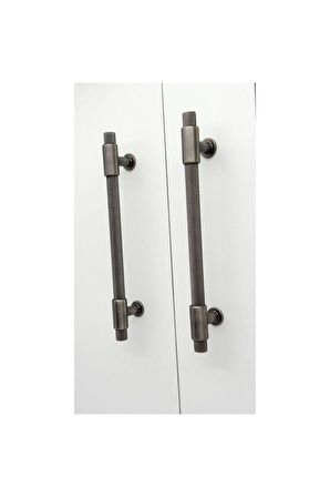 Handles Kulp Mobilya Dolap Mutfak Çekmece Kulpu 158 Mat Skoç Füme 160 Mm (16 Cm) 10 Adet