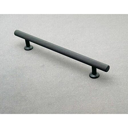 Mobilya Dolap Kulpu Mutfak Çekmece Kulpu Çizgili Dal Mat Siyah 192 Mm ( 19,2 Cm ) 10 Adet