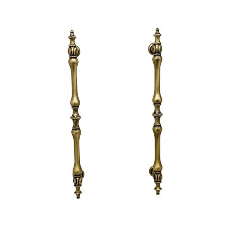Şehzade Antik Sarı Mobilya Dolap Mutfak Çekmece Kulpu 96 Mm ( 9,6 Cm ) 10 Adet