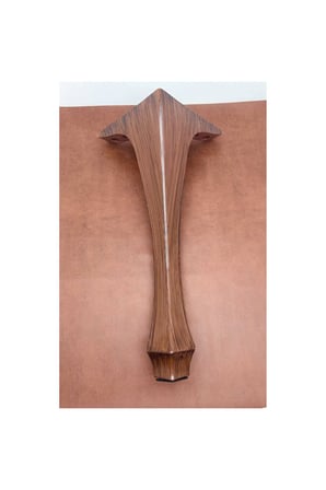 Mobilya Puf Lükens Ceviz Plastik Sehpa Ayağı 40x16x16 Cm 1 Adet