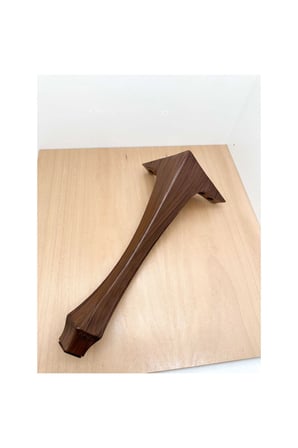 Mobilya Puf Lükens Ceviz Plastik Sehpa Ayağı 40x16x16 Cm 1 Adet