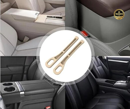 Fiat Fullback 2016-2017-2018-2019-2020-2021-2022-2023-2024-2025 Araba Koltuk Arası Boşluk,Doldurucu Organizer, İki Adet Bej Araç İçi,Düzenleyici