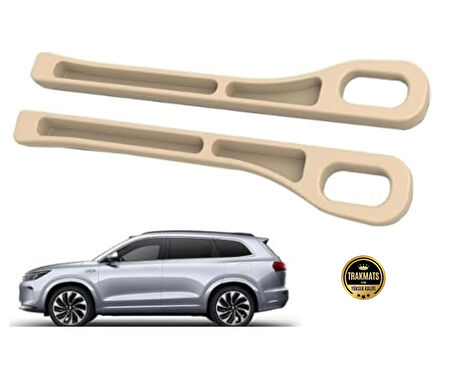 Kia Rio 2012-2013-2014-2015-2016-2017 Araba Koltuk Arası Boşluk,Doldurucu Organizer, İki Adet Bej Araç İçi,Düzenleyici