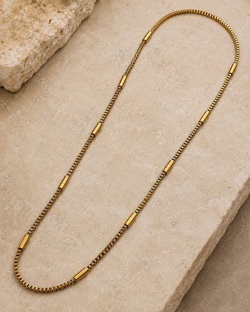 Kuyum Model Altın Renk Erkek Zincir Kolye 50-55 CM 316L Paslanmaz Çelik | Premium Kalite, Üstün Dayanıklılık