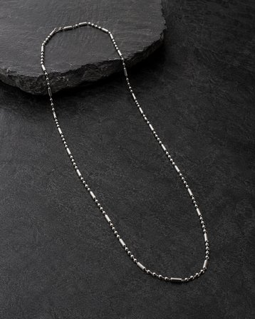 Luxe Duru Erkek Kolyesi 55-60 CM Paslanmaz Çelik Gümüş Ton Zincir Kolye 316L Paslanmaz Çelik | Premium Kalite, Üstün Dayanıklılık