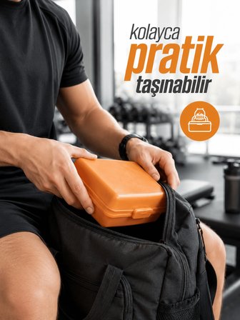 Beylini 2li Beslenme Kutusu Kilitli Klipsli Açılmaz Kapaklı Beslenme Kabı Sandviç Saklama Kutusu Okul Kreş Ofis Piknik Çocuk Yetişkin Saklama Taşıma Yemek Kutusu