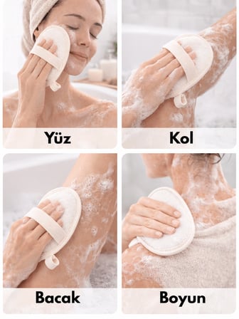 Beylini Sisal Yüz Eldiven Lifi Peeling Cilt Temizleme Banyo Duş Kesesi Ölü Deri Karşıtı Tüm Ciltler İçin