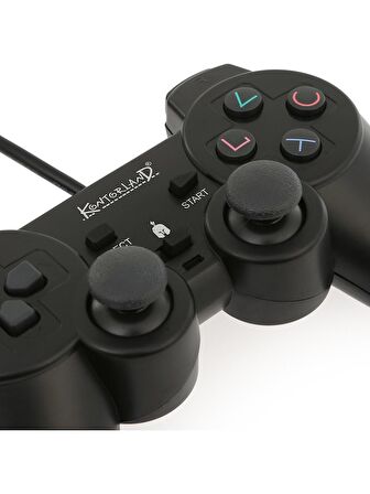 Kontorland P2H Ps2 Titreşimli Gamepad