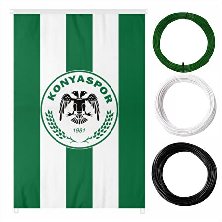 3D Kalem için Konyaspor Temalı (Yeşil,Beyaz,Siyah) PLA Filament Seti