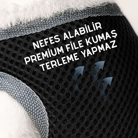 Beylini S-M-L Yıkanabilir Mesh Fileli Göğüs Tasması Nefes Alabilir Terletmez Dayanıklı Klipslı Cırtlı Tasma