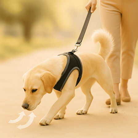 Beylini S-M-L Yıkanabilir Mesh Fileli Göğüs Tasması Nefes Alabilir Terletmez Dayanıklı Klipslı Cırtlı Tasma