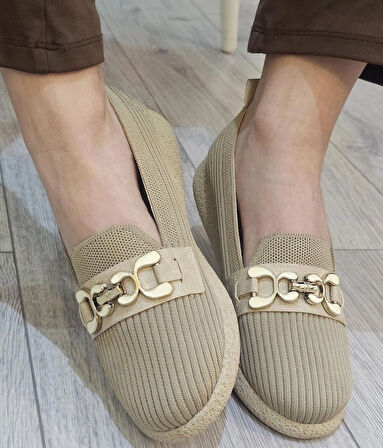 Triko Örme Rahat Günlük Ortopedik Hafif Babet