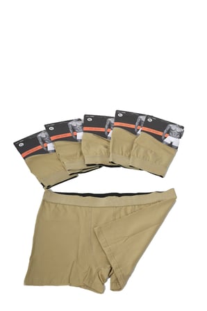 Erkek Likralı Siyah Boxer 6 Adet Kaliteli-esnek Erkek Boxer %93 Pamuk