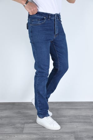 Erkek Regular Fit Rahat Kesim Esnek Likralı Denim Jeans Kot Pantolon