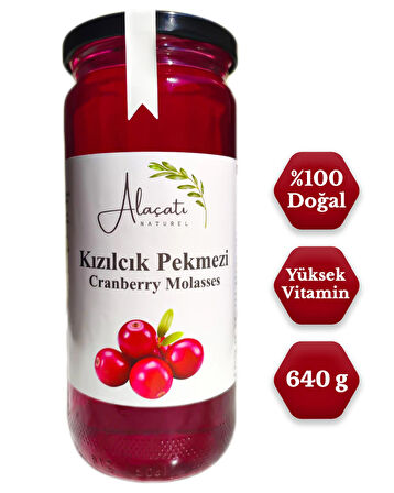 %100 Doğal Kızılcık Pekmezi Yüksek Vitamin ve Antioksidan Kaynağı