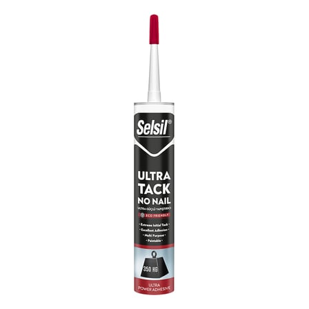 Selsil Ultra Tack Beyaz Montaj Yapıştırıcısı 290 ml 350 kg Taşıma 12'li Paket