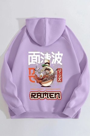 Unisex Ramen Baskılı Sweatshirt