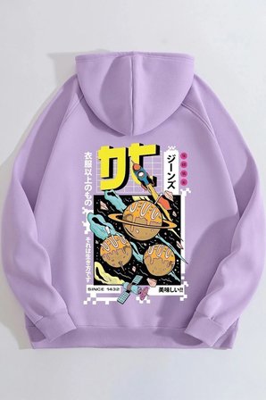 Unisex Tokoyaki Baskılı Sweatshirt