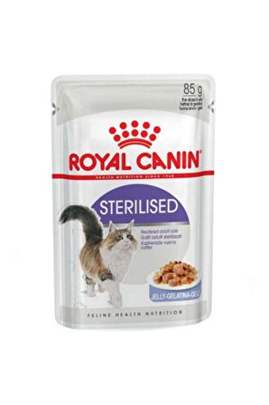 Royal Canin Jelly Sterilised Kısırlaştırılmış Yaş Kedi Maması 85 Gr 6 Adet