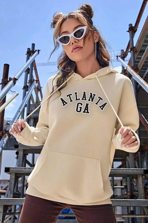 Unisex Atlanta Baskılı Sweatshirt