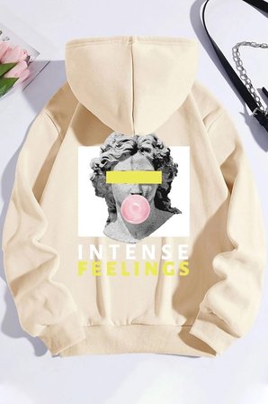 Unisex Aesthetic Baskılı Sweatshirt