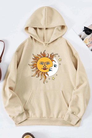 Unisex Larks' Tongues In Aspic Baskılı Sweatshirt
