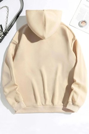 Unisex Tüy Baskılı Sweatshirt