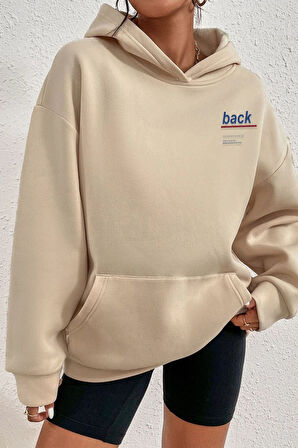 Uyguntarz Unisex Back Sırt Baskılı Sweatshirt