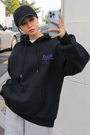 Uyguntarz Unisex Back Sırt Baskılı Sweatshirt