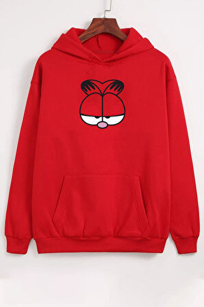 Unisex Garfield Baskılı Sweatshirt