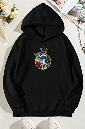 Uyguntarz Unisex Nasa Baskılı Sweatshirt