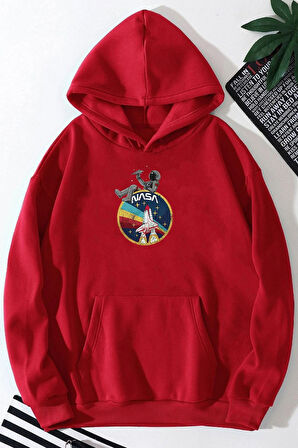 Uyguntarz Unisex Nasa Baskılı Sweatshirt