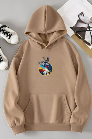 Uyguntarz Unisex Nasa Baskılı Sweatshirt
